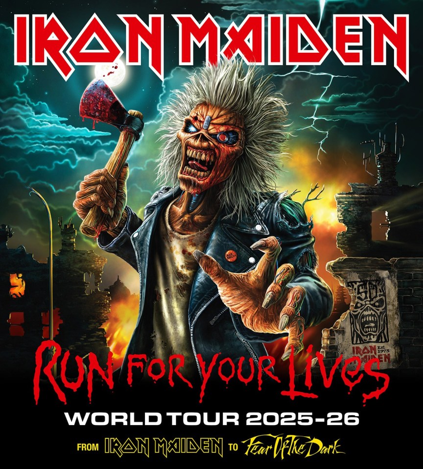 Тур Iron Maiden Run For Your Lives 2025–26