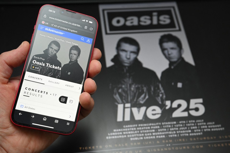 Ticketmaster будет расследован надзорным органом в связи с продажами Oasis после того, как фанаты были возмущены «динамическим ценообразованием» – The Sun