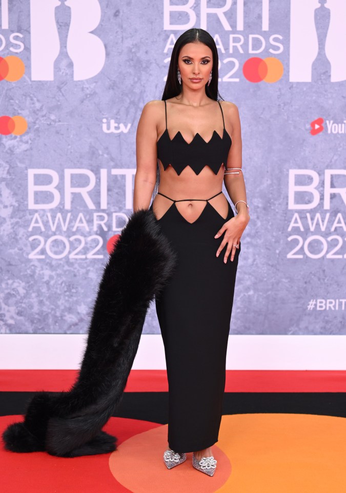 Майя Джама на церемонии вручения наград Brit Awards в 2022 году